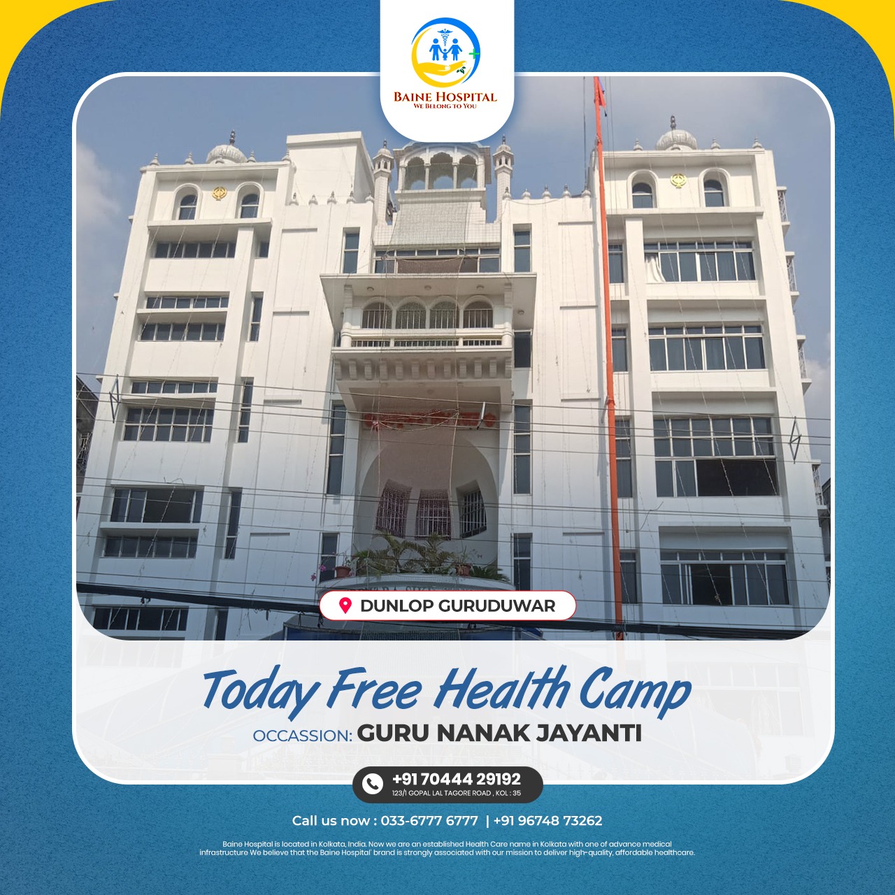 HEALTH CARE CAMP At – Dunlop Guruduwar